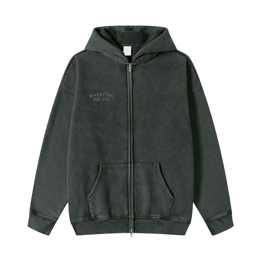 Washed Zip Hoodie