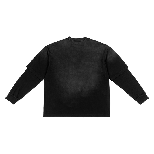 Frayed Two-Piece Sweat
