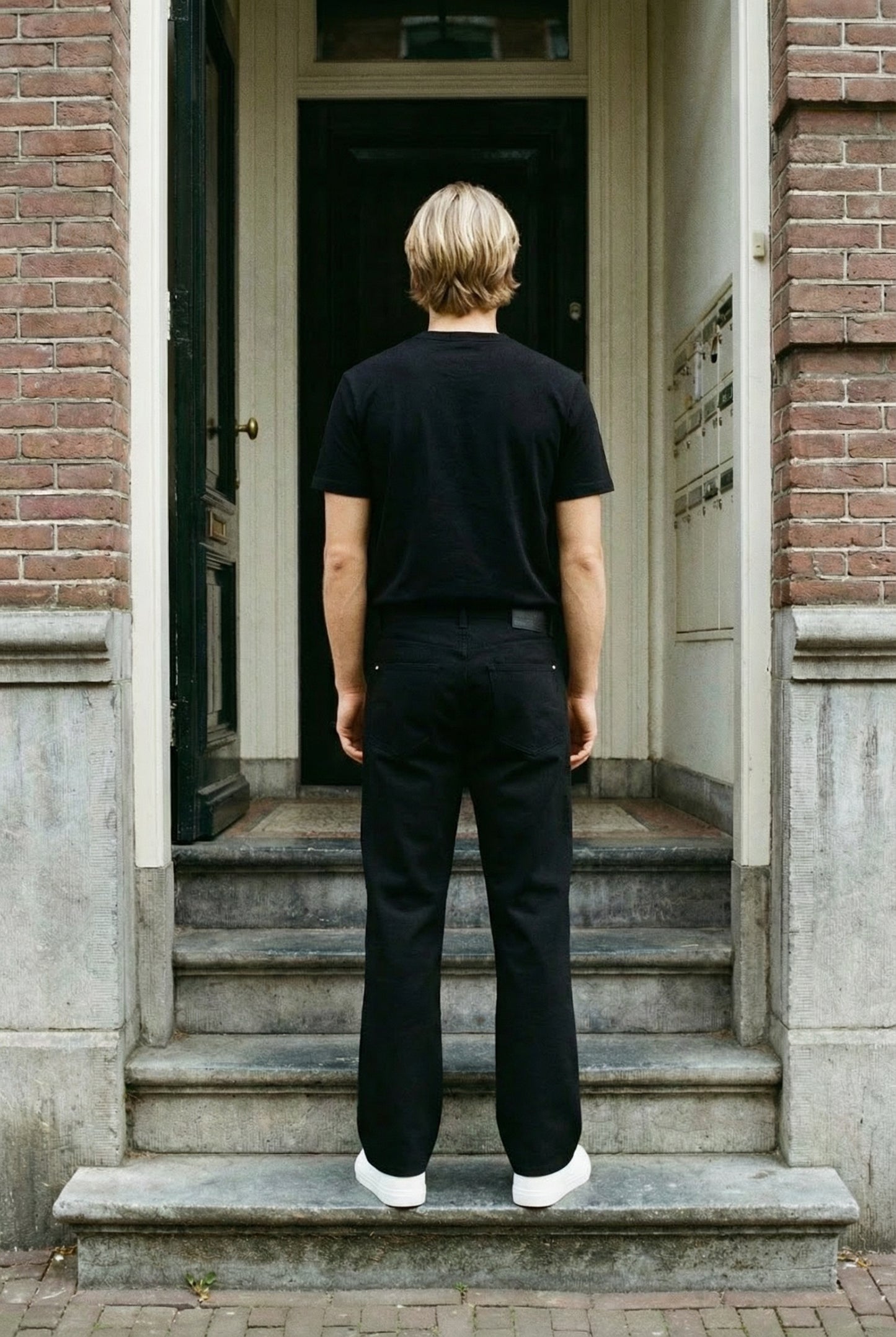 Cotton Straight-Leg Pants