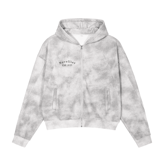 Dirty Washed Zip Hoodie