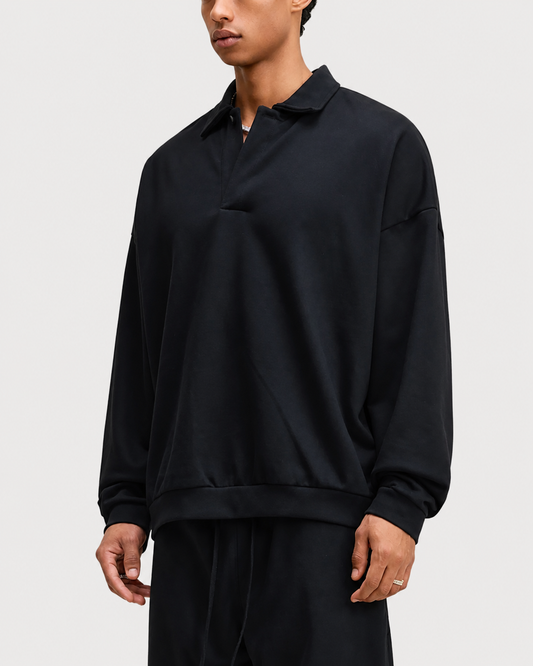 Fleece Polo Sweat